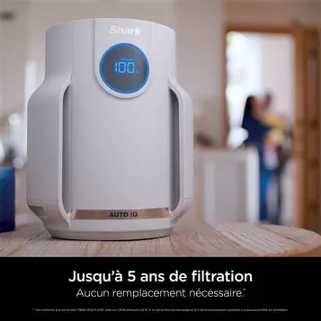 Purificateur d'air Mini NeverChange HP072EU - Blanc