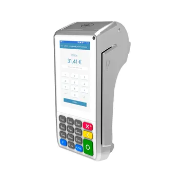 Terminal de paiement Yavin X Fixe PinPad,  Pax A80 blanc + Q25 noir.