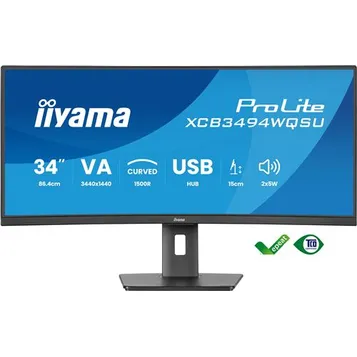 Ecran ProLite XCB3494WQSU-B1 34p incurvé UWQHD