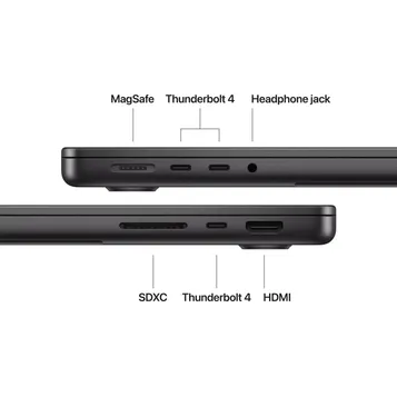 MacBook Pro M5 14p 16Go 1To - Noir sidéral