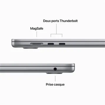 MacBook Air M2 15.3p 8Go 1To - Gris sidéral