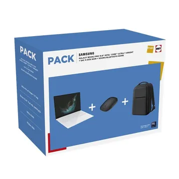 Pack Galaxy Book2 Pro NP950XGK 15,6p Ultra 7 16Go 512Go