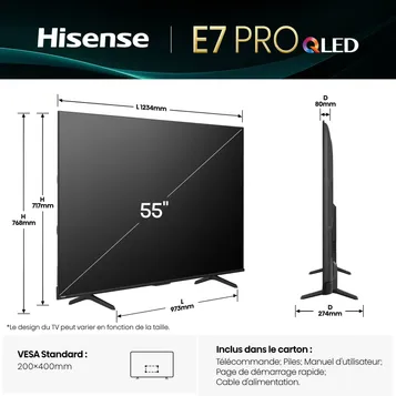 TV QLED 50E79Q PRO 126cm