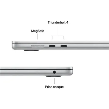 MacBook Air M4 15p 24Go 1To - Argent